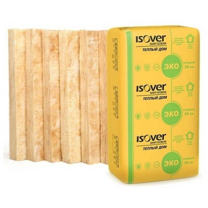 Утеплитель Isover Изовер Тёплый Дом Плита 50х610х1170 в Тихвине